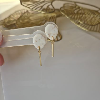 Puck Botanical beige (ook in zilverkleurig rvs)