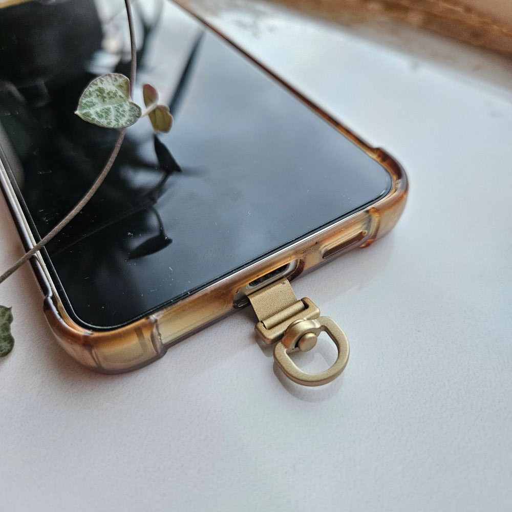 Telefoonkoord houder ijzer goud - Afbeelding 2