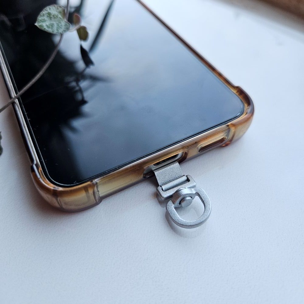Telefoonkoord houder ijzer zilver - Afbeelding 2