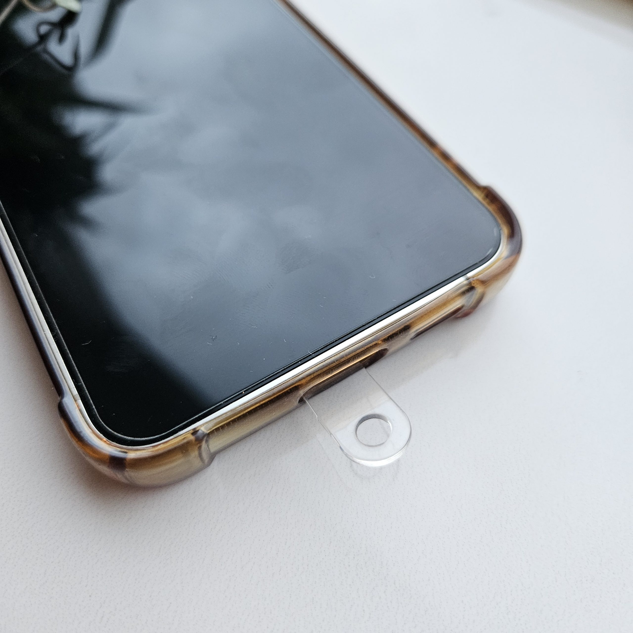 Telefoonkoord houder flexibel plastic - Afbeelding 2